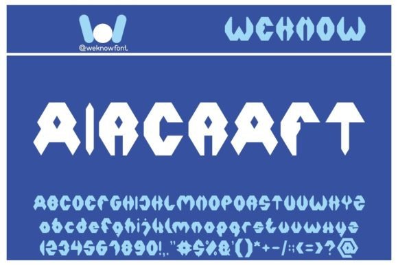 Aircraft: The Modern Techno Display Font for Bold Campaigns