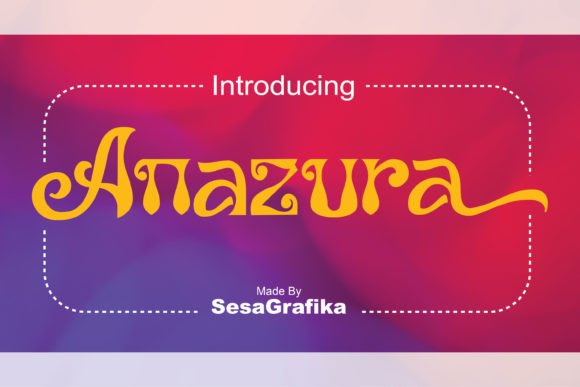 Anazura: A Vintage Script for Editorial Design