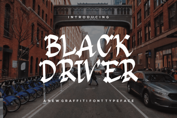 Black Driver: A Bold Display Font for Modern Editorial Design