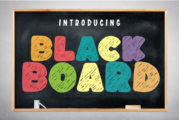 Blackboard Font: A Playful Display Typeface for Web Design
