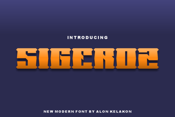 Choosing Sigeroz for Bold Editorial Typography