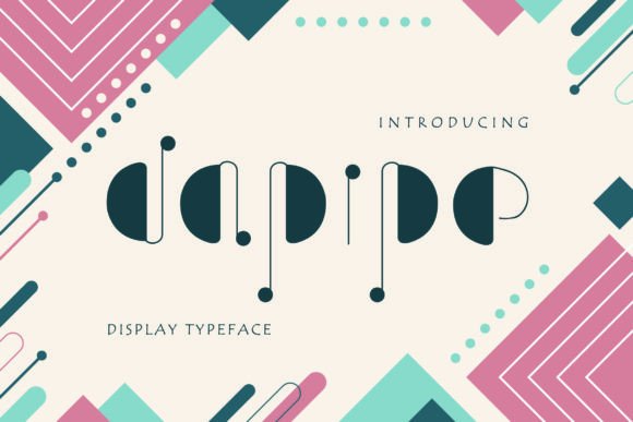 Dapipe: A Modern Display Font for Youthful Campaigns
