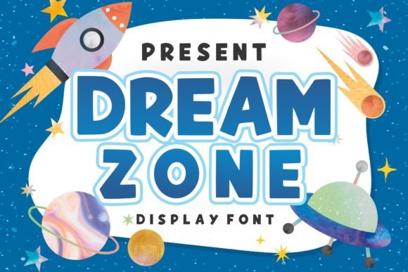 Dream Zone: The Bold Display Font for Crafters