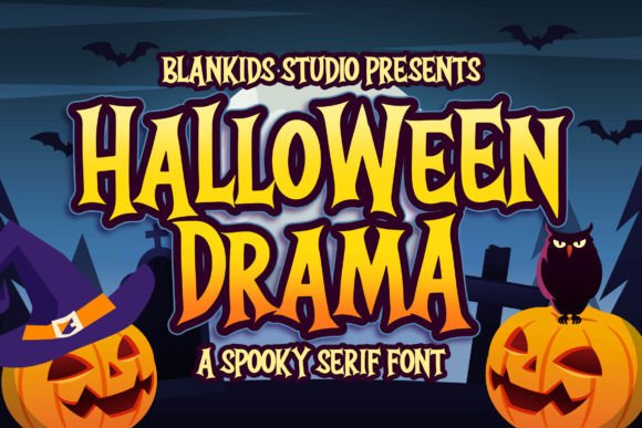 Elevate Editorial Design with Halloween Drama Typeface
