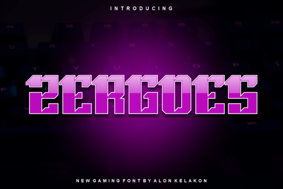 Elevate Your Shop with Zergoes Display Font