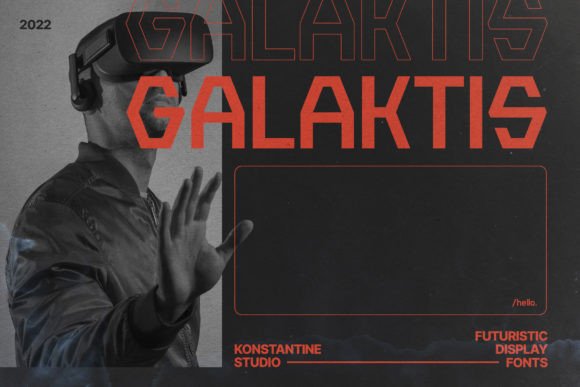 Galaktis: A Futuristic Display Font for Modern Editorial Design