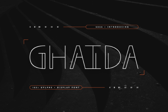 Ghaida: A Cool Display Font for Modern Editorial Design
