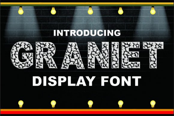 Graniet: The Creative Display Font for Modern Branding
