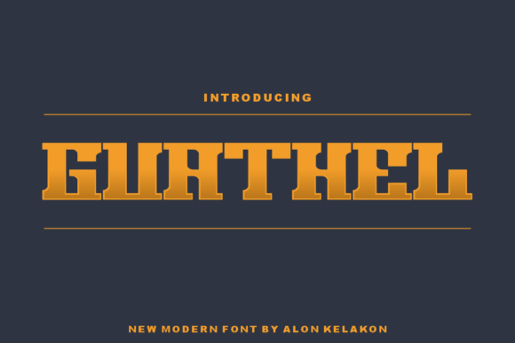 Guathel: A Unique Display Font for Modern Web Design