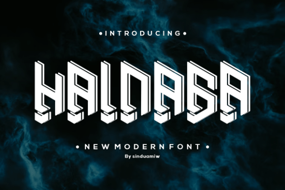Hainaga: A Modern Display Font for Bold Branding