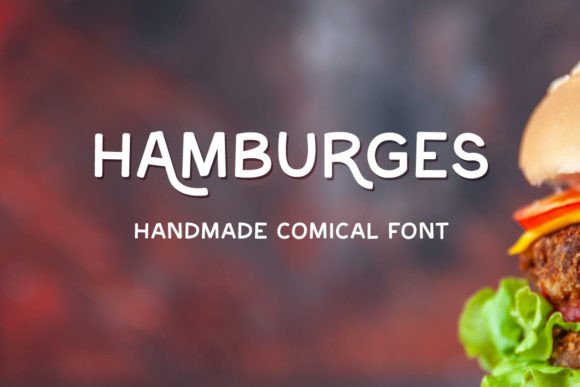 Hamburges: A Rounded Display Font for Playful Editorial Design