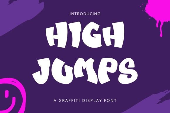 High Jumps: A Free-Style Display Font for Makers