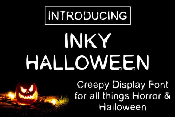 Inky Halloween Display Font for Spooky Campaigns