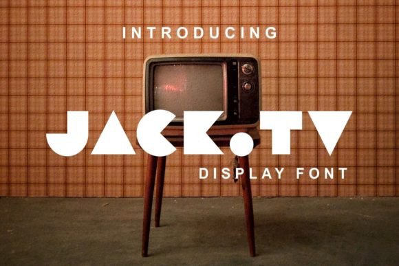 Jack Tv: The Bold Vintage Display Font for Makers