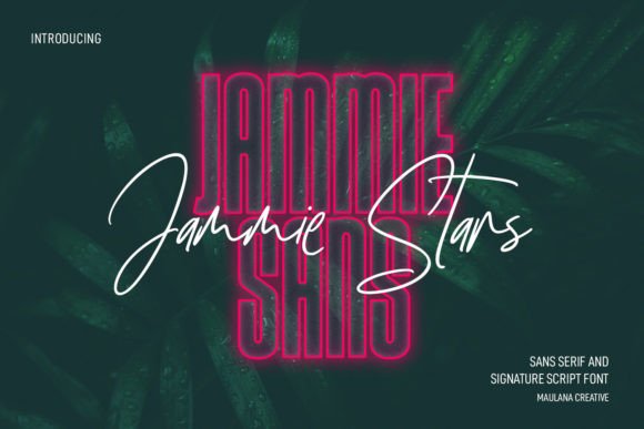 Jammie Stars: An Expressive Display Font for Editorial Design
