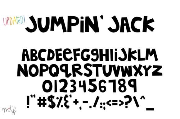 Jumpin Jack: A Playful Display Font for Bold Editorial Design