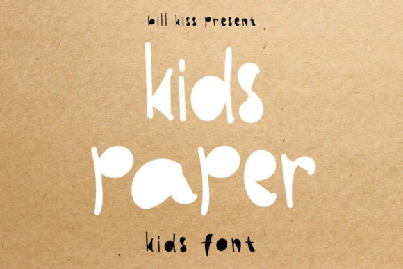 Kids Paper: A Sweet Display Font for Branding