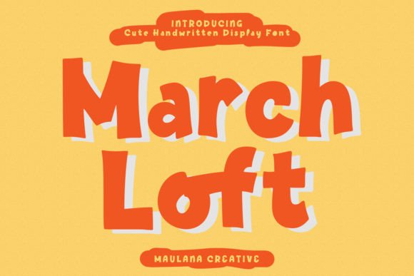 March Loft: A Bold Display Font for Modern Web Design