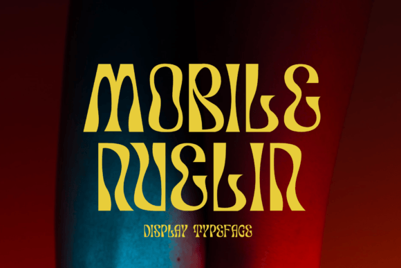 Mobile Nuelin: A Groovy Serif Font for Bold Branding