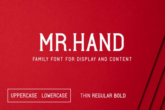 Mr. Hand: The Modern Display Font for Bold Campaigns