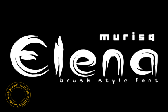 Murisa Elena: A Brush-Stroke Display Font for Web Design