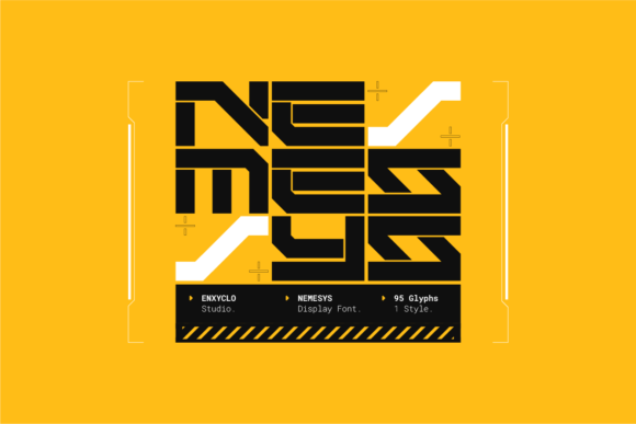 Nemesys: A Futuristic Typeface for Bold Editorial Design