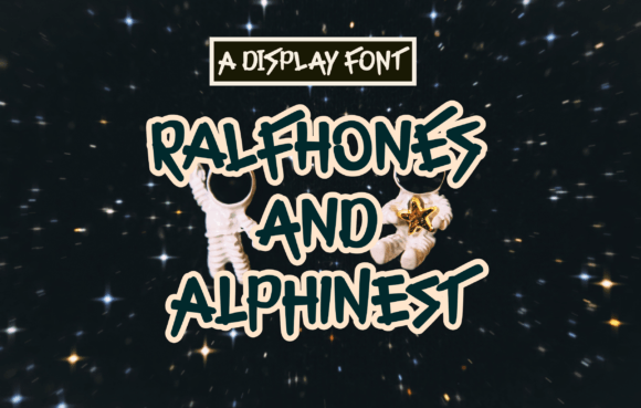 Ralfhones: A Charming Display Font for Playful Editorial Design