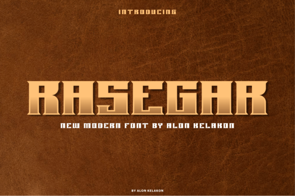 Rasegar Font: A Modern Typeface for Bold Branding