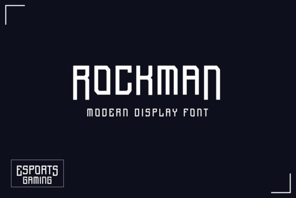 Rockman: A Modern Display Font for Bold Branding
