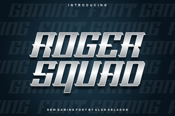 Roger Squad: A Modern Display Font for Bold Branding