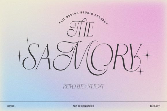 Samory: A Sophisticated Display Font for Elegant Editorial Design