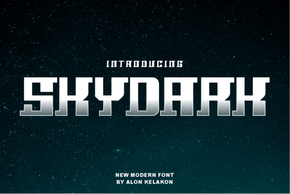 Skydark: The Modern Display Font for Bold Campaigns