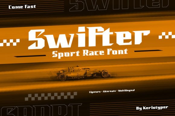 Swifter: The Racing Display Font for Bold Craft Brands
