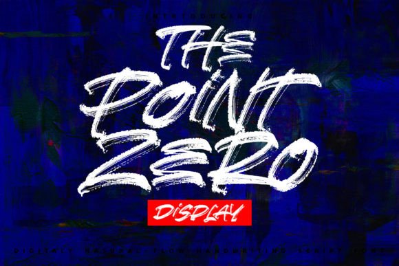 The Point Zero: A Bold Display Font for Modern Brands