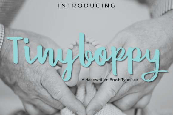 Tinyboppy: A Fun Brush Display Font for Bold Campaigns