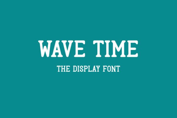 Wave Time: The Fun Display Font for Scroll-Stopping Content