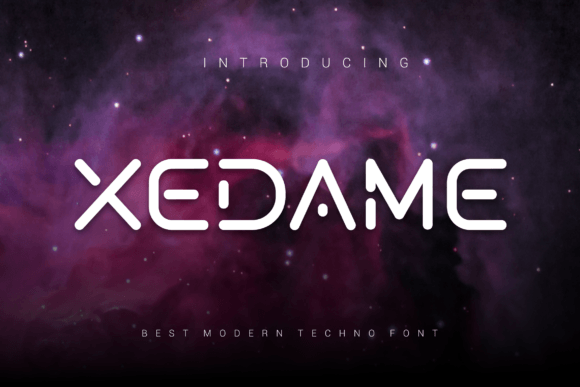 Xedame: A Modern Display Font for Future-Forward Editorial Design